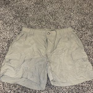 The North Face khaki athletic shorts